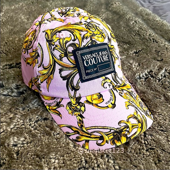 Versace Jeans Collection Accessories - Versace Jeans Couture Pink/Baroque Hat